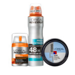 L'Oréal Men Expert Dagcrème, Deodorantspray en Styling Paste Pakket - 30.82 euro