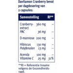 2x Davitamon Cranberry - 17.29 euro