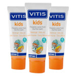 3x Vitis Tandpasta Kids 6m+