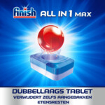 Finish Halfjaarpak Vaatwastabletten All-in-1 Max Max Ontvetter - 21.5 euro