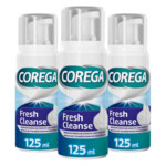 3x Corega Kunstgebitreiniger Fresh Cleanse Mousse