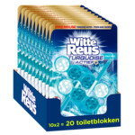 10x Witte Reus Toiletblok Turquoise Actief