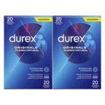 2x Durex Condooms Originals Classic Natural - 32.38 euro