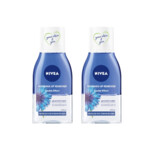2x Nivea Oogmake-Up Remover Double Effect  125 ml