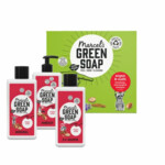 Marcel's Green Soap Geschenkset Argan & Oudh Handzeep 250 ml + 2-in-1 Shampoo 250 ml + Shower Gel 250 ml
