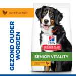 Hill's Science Plan Hondenvoer Droog Mature Adult 7+ Senior Vitality Large Kip 14 kg