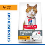 Hill's Science Plan Feline Young Adult Gesteriliseerd Kip - 105.49 euro