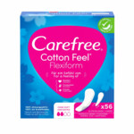 Carefree Cotton Feel Flexiform Small / Medium  56 stuks