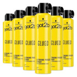 6x Got2b Glued Extreme Freeze Haarspray