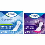TENA Discreet Extra Plus en Maxi Night Pakket