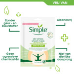 Simple Gezichtsmasker De-Stress - 3.25 euro