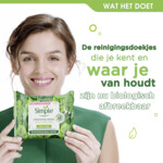 Simple Reinigingsdoekjes Biologisch Afbreekbaar - 3.99 euro