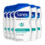 Plein <b>6x</b> Sanex Douchegel Dermo Moisturising aanbieding