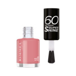 3x Rimmel Nagellak 60 Seconds SuperShine 235 Preppy In Pink - 8.46 euro
