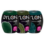 Dylon Textielverf - Forest Green, Olive Green & Emerald Green Pakket