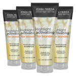 4x John Frieda Sheer Blonde Highlight Activating Brightening Shampoo