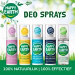 Happy Earth 100% Natuurlijke Deodorant Spray Unscented - 7.59 euro