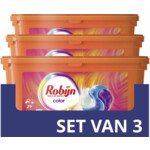 3x Robijn Wascapsules 3-in-1 Color