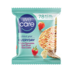 WeCare Rijstwafel White Chocolate Red Fruit Rice Cake - 1.15 euro