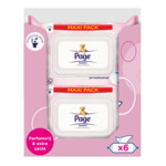 6x Page Vochtig Toiletpapier Sensitive - 22.92 euro