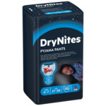 3x Huggies DryNites Absorberende Luierbroekjes Jongens 4-7 jaar - 21.19 euro