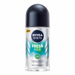6x Nivea Men Anti-Transpirant Roll-On Fresh Kick  50 ml