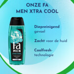 6x Fa Men Douchegel en Shampoo Extreme Cool - 17.47 euro