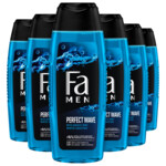 6x Fa Men Douchegel en Shampoo Perfect Wave