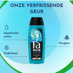 6x Fa Men Douchegel en Shampoo Kick-Off - 8.43 euro