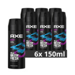 6x Axe Deodorant Bodyspray Marine  150 ml