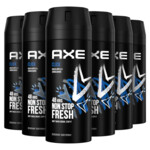 6x Axe Deodorant Bodyspray Click