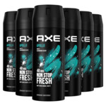 6x Axe Deodorant Bodyspray Apollo