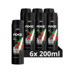 6x Axe Deodorant Bodyspray Africa  200 ml