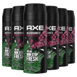 6x Axe Deodorant Bodyspray Wild Bergamot & Pink Pepper
