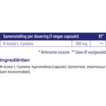 2x Vitakruid NAC 600 mg N-Acetyl-L-Cysteïne - 33.44 euro