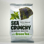 3x Sea Crunchy Snacks Groene Thee