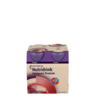 Nutridrink Compact Protiene Verfrissende Rode Vruchten4-Pack