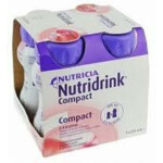 3x Nutridrink Compact Aardbei 4-Pack   125 ml