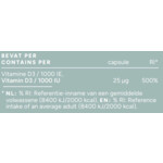 Mattisson Vitamine D3 25mcg - 17.05 euro