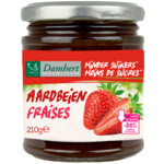 Damhert Confituur Aardbei Minder Suikers