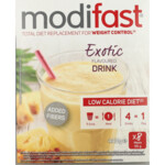 8x Modifast Intensive Milkshake Exotic - 128.99 euro