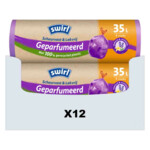 12x Swirl Pedaalemmerzakken Geparfumeerd Vanille & Lavendel met Trekband 35 liter - 32.29 euro