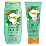 Lovea Kokos en Groene Thee Shampoo en Conditioner Pakket