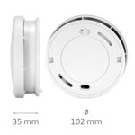 Alecto Rookmelder DUO Met Time-out Functie Wit SA-110 - 19.99 euro