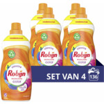 4x Robijn Klein &amp; Krachtig Wasmiddel Color  1190 ml