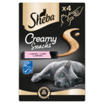 Sheba Creamy Snacks Zalm  4 stuks