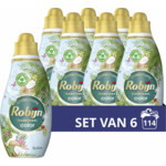 6x Robijn Klein &amp; Krachtig Wasmiddel Kokos Sensation  665 ml