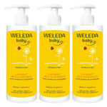 3x WELEDA Baby Calendula Liniment Reinigingsmelk - 38.34 euro
