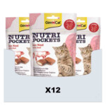 12x GimCat Nutri Pockets Rund
