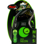 Flexi Rollijn New Neon Tape Groen  5 mtr tot 25 kg